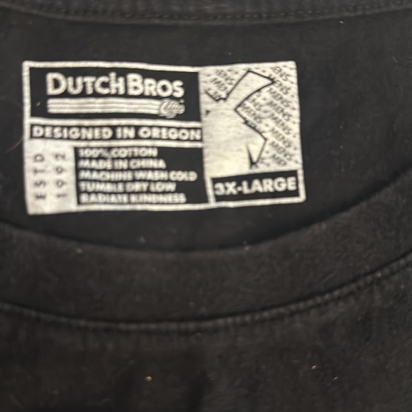 Dutch Bros “Drink One For Dane” 2024 Black SMALL+MEDIUM+LARGE +XXL+XXXL DB 1992 - Picture 7 of 7